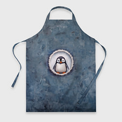 Фартук кулинарный Маленький забавный пингвинчик, цвет: 3D-принт