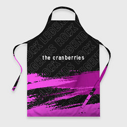Фартук кулинарный The Cranberries rock legends: символ сверху, цвет: 3D-принт