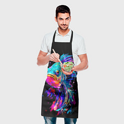 Фартук кулинарный Бета рыба, цвет: 3D-принт — фото 2