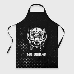 Фартук кулинарный Motorhead glitch на темном фоне, цвет: 3D-принт