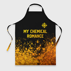 Фартук My Chemical Romance - gold gradient: символ сверху