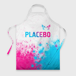 Фартук кулинарный Placebo neon gradient style: символ сверху, цвет: 3D-принт