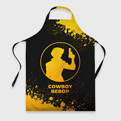 Фартук кулинарный Cowboy Bebop - gold gradient, цвет: 3D-принт