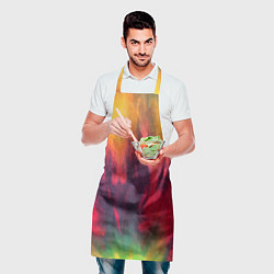 Фартук кулинарный Огненный тай дай, цвет: 3D-принт — фото 2