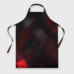 Фартук кулинарный Красная бесконечность, цвет: 3D-принт