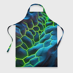 Фартук кулинарный Зеленые текстурные плиты, цвет: 3D-принт