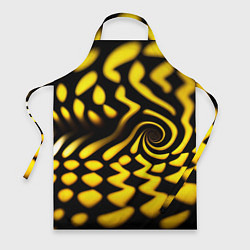 Фартук кулинарный Желтая футболка с воронкой, цвет: 3D-принт