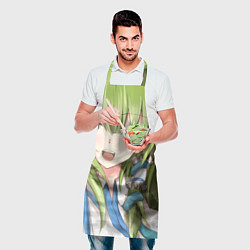 Фартук кулинарный Touhou Project Санаэ Котия, цвет: 3D-принт — фото 2