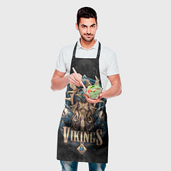 Фартук кулинарный Vikings berserks, цвет: 3D-принт — фото 2