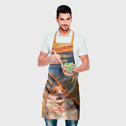 Фартук кулинарный Крик хомяка, цвет: 3D-принт — фото 2