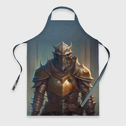 Фартук кулинарный Рыцарь в доспехах, цвет: 3D-принт