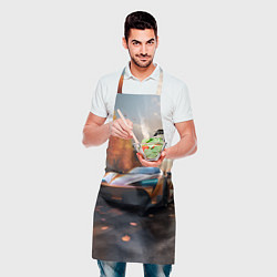 Фартук кулинарный Forza Horison осенний пейзаж, цвет: 3D-принт — фото 2