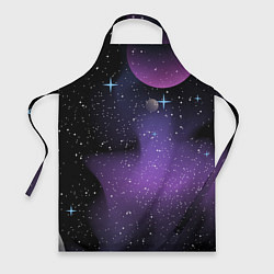 Фартук кулинарный Фон космоса звёздное небо, цвет: 3D-принт