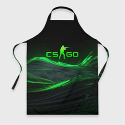 Фартук CSGO neon green logo