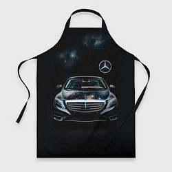 Фартук кулинарный Mercedes Benz, цвет: 3D-принт
