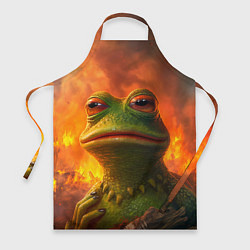 Фартук кулинарный Пепе в огне, цвет: 3D-принт