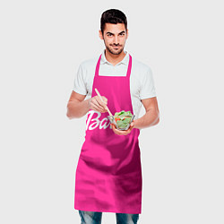 Фартук кулинарный Барби розовая, цвет: 3D-принт — фото 2