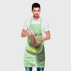 Фартук кулинарный Хэппибара счастлива, цвет: 3D-принт — фото 2
