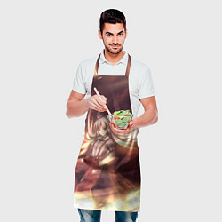 Фартук кулинарный Touhou Project Фудзивара но Моко, цвет: 3D-принт — фото 2