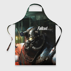 Фартук кулинарный Fallout dark style, цвет: 3D-принт