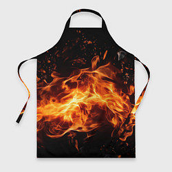 Фартук кулинарный Огненная текстура, цвет: 3D-принт