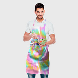 Фартук кулинарный I am Kenough - retro tie-dye, цвет: 3D-принт — фото 2