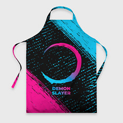 Фартук кулинарный Demon Slayer - neon gradient, цвет: 3D-принт
