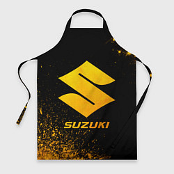 Фартук кулинарный Suzuki - gold gradient, цвет: 3D-принт