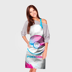 Фартук кулинарный Pokemon neon gradient style, цвет: 3D-принт — фото 2