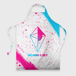 Фартук кулинарный No Mans Sky neon gradient style, цвет: 3D-принт