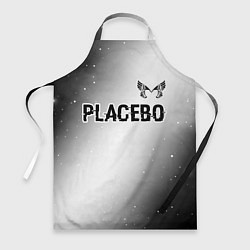 Фартук кулинарный Placebo glitch на светлом фоне: символ сверху, цвет: 3D-принт