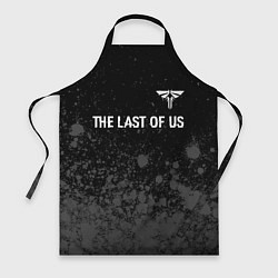 Фартук кулинарный The Last Of Us glitch на темном фоне посередине, цвет: 3D-принт