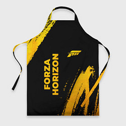 Фартук кулинарный Forza Horizon - gold gradient вертикально, цвет: 3D-принт