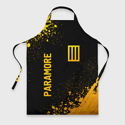 Фартук кулинарный Paramore - gold gradient вертикально, цвет: 3D-принт