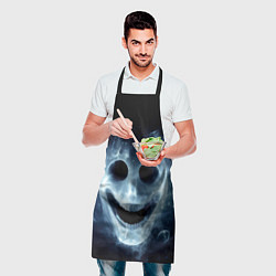 Фартук кулинарный Хэллоуин - улыбка привидения, цвет: 3D-принт — фото 2