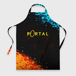 Фартук кулинарный Portal x Half life, цвет: 3D-принт