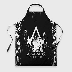 Фартук кулинарный Assassins Creed белые краски, цвет: 3D-принт