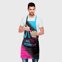 Фартук кулинарный Arctic Monkeys - neon gradient, цвет: 3D-принт — фото 2
