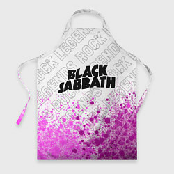 Фартук кулинарный Black Sabbath rock legends посередине, цвет: 3D-принт