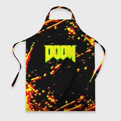 Фартук кулинарный Doom огненный марс блики, цвет: 3D-принт