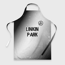 Фартук кулинарный Linkin Park glitch на светлом фоне посередине, цвет: 3D-принт