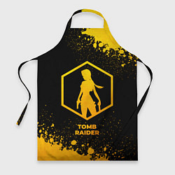 Фартук кулинарный Tomb Raider - gold gradient, цвет: 3D-принт
