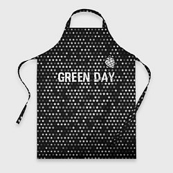 Фартук Green Day glitch на темном фоне посередине