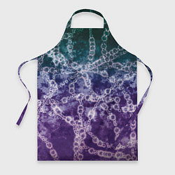 Фартук кулинарный Абстракция - ДНК цепочка, цвет: 3D-принт