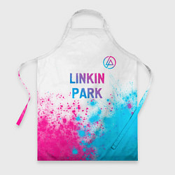 Фартук кулинарный Linkin Park neon gradient style посередине, цвет: 3D-принт