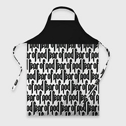 Фартук кулинарный Fear of God, цвет: 3D-принт
