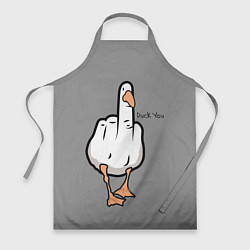 Фартук кулинарный Duck you, цвет: 3D-принт