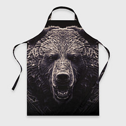 Фартук кулинарный Бронзовый медведь, цвет: 3D-принт