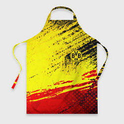 Фартук кулинарный Borussia color краски спорт, цвет: 3D-принт