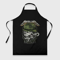 Фартук кулинарный Metallica - skull, цвет: 3D-принт